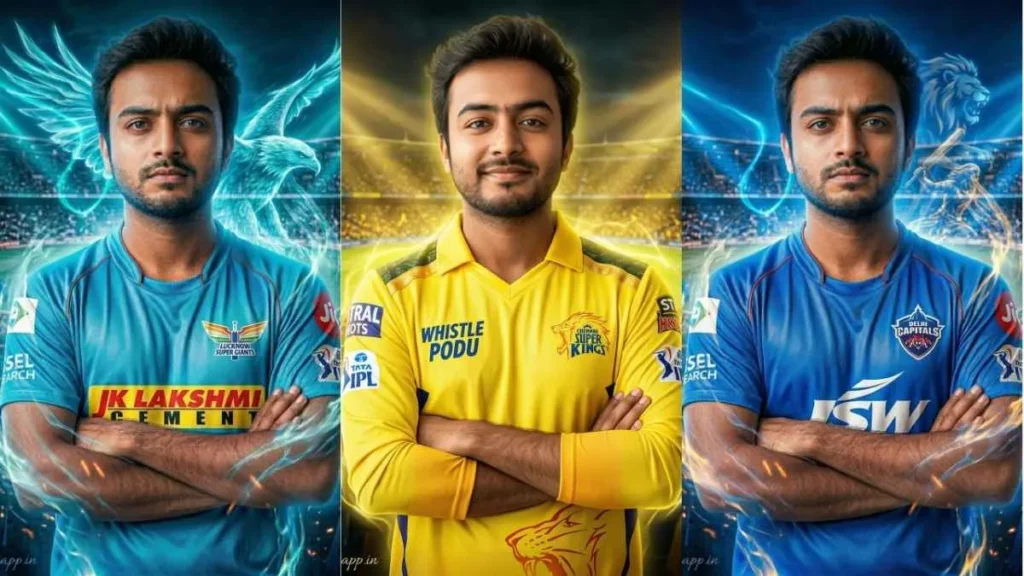 IPL Cricket Teams AI Photo