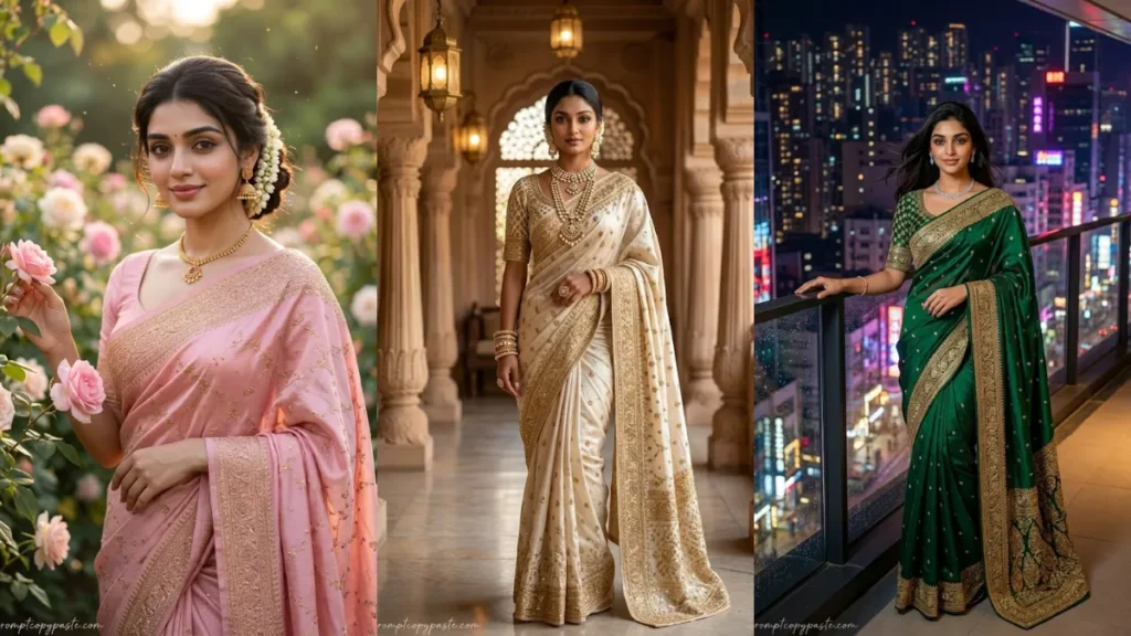 best free saree AI prompts