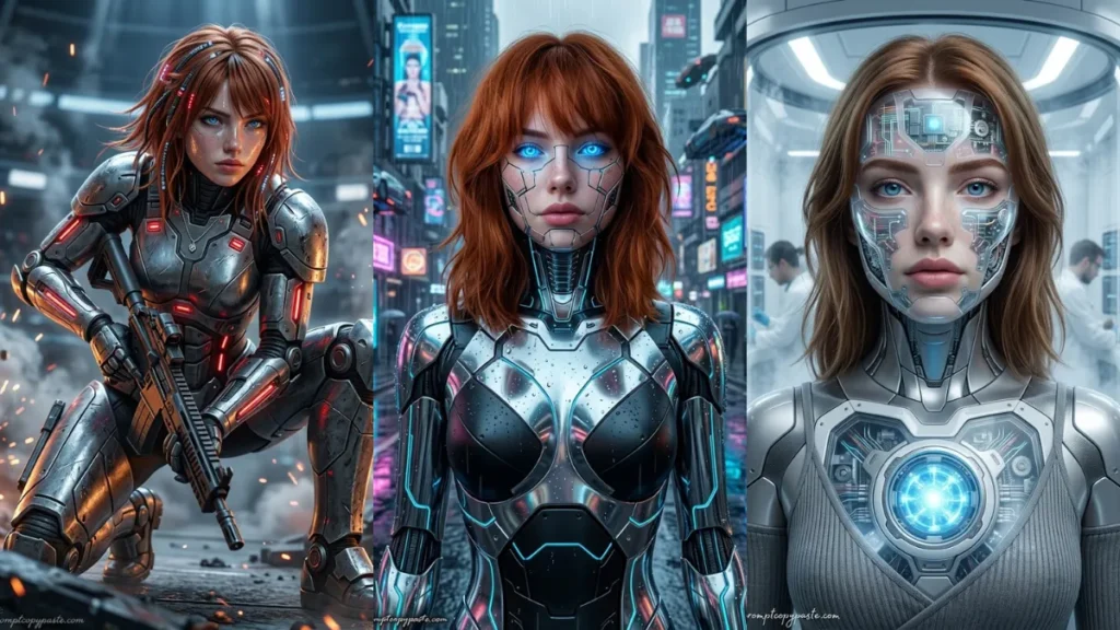 Futuristic AI Robot Aesthetics