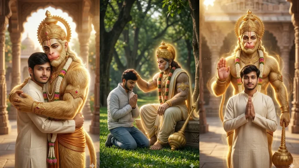 Jai Bajrangbali Photo Editing AI Prompt For Boys