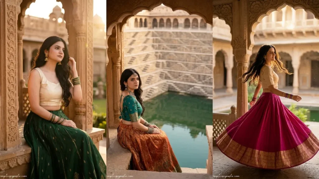 Rajasthan Travel Aesthetic Poses Gemini Prompt for Girl
