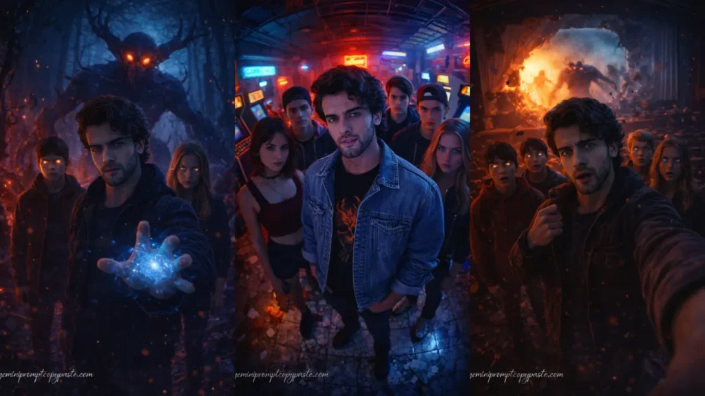 Viral Stranger Things Cinematic Selfie AI Prompt