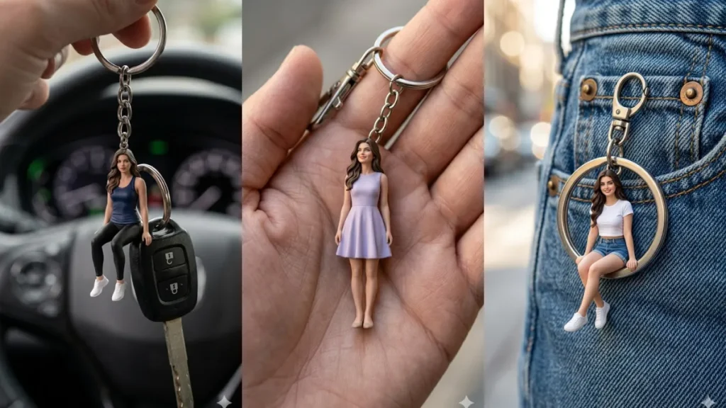 Trending Keychain Girl AI Prompts