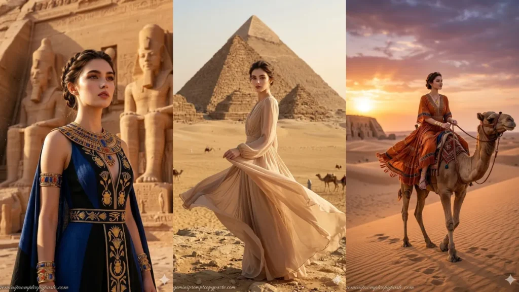Viral Egypt Travel Girl AI Prompts
