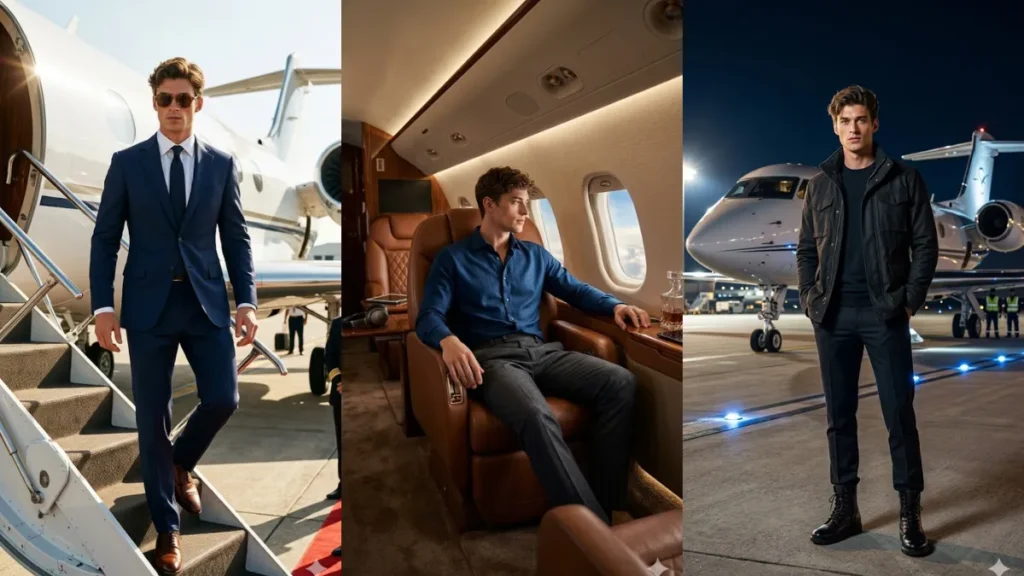 Trending Private Jet Men AI Prompts