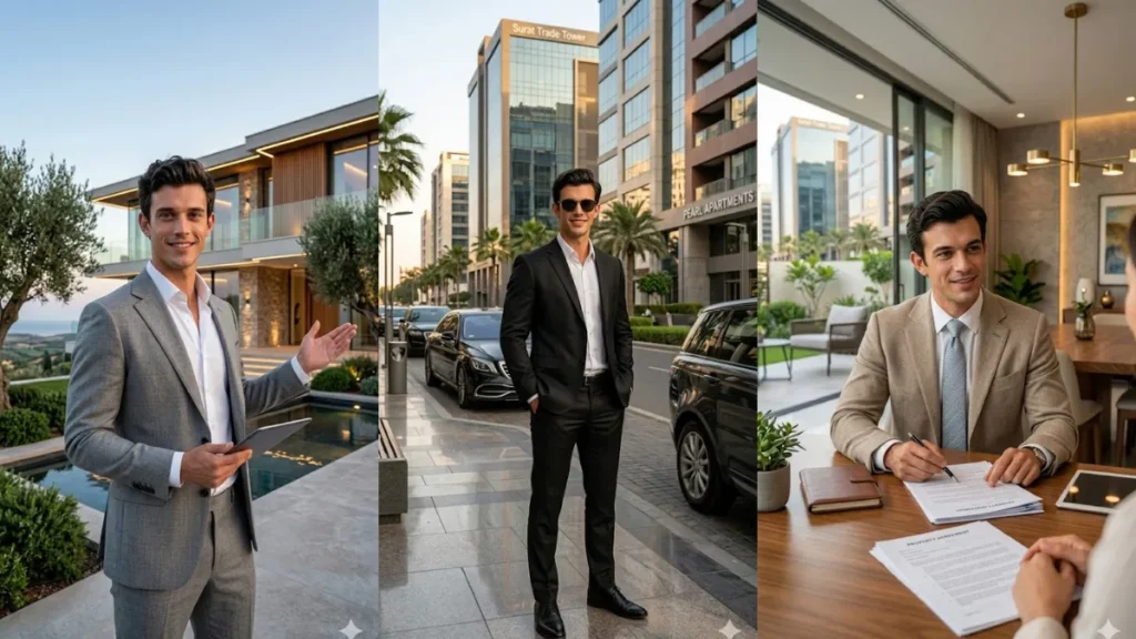 Top Luxury Realtor Men AI Prompts