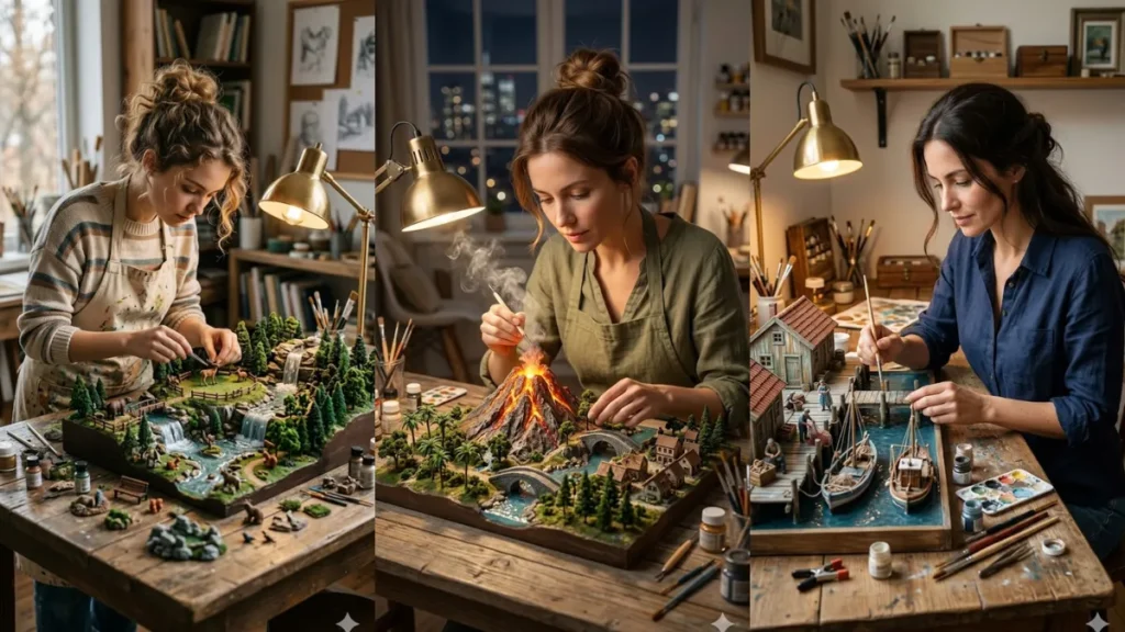 Trending Miniature Fantasy World AI Prompts