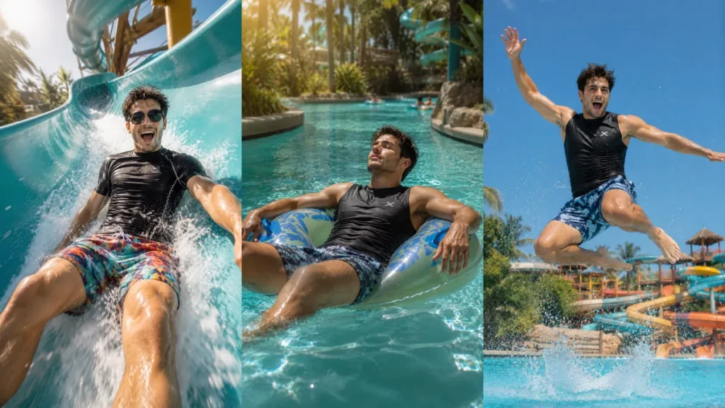 Waterpark Boy AI Prompts