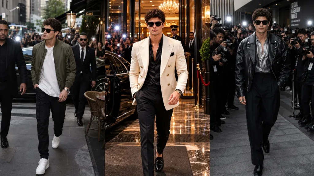 Celebrity Paparazzi Men AI Prompts