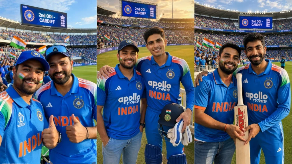 Team India 2nd ODI Cardiff AI Prompts