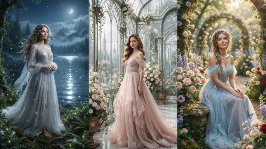 Girl With Fairy-Like Beauty AI Photo Prompts